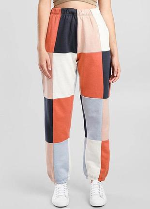 Спортивні штани жіночі obey lockdown colorblock sweatpants