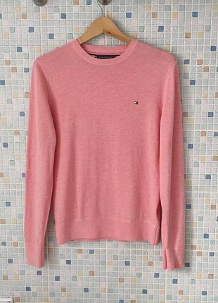 Свитер хлопок, шёлк tommy hilfiger.
