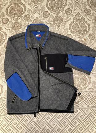 Флісова кофта чоловіча вінтажна tommy hilfiger vintage