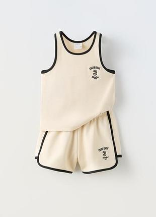 Костюм майка шорти zara