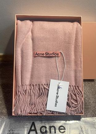 Acne studios шарф premium quality / full комплект подарунок шалік акне студіос