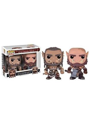 Фігурка funko pop фанко поп games warcraft - durotan & orgrim 2 pack fye exclusive