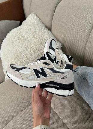 👟 кроссовки new balance 990v3 x teddy santis moonbeam / наляжка bs👟