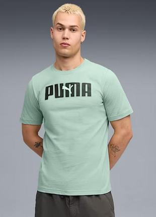 Футболка чоловіча puma. колір: light moss light.