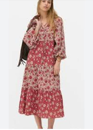 Сукня міді ярусна з котону primark