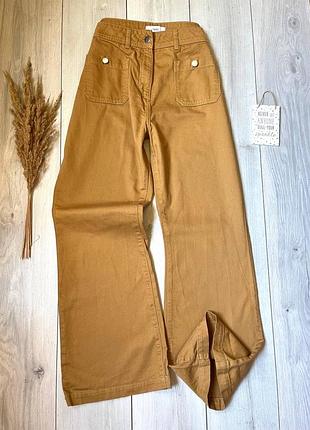 Джинси широкі жіночі кльош next з високою посадкою bootcut буткат