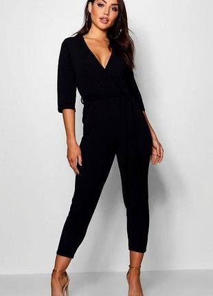 Комбинезон женский черный boohoo 46/l