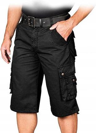 Calvin klein jeans черные льняные шорты карго, w31