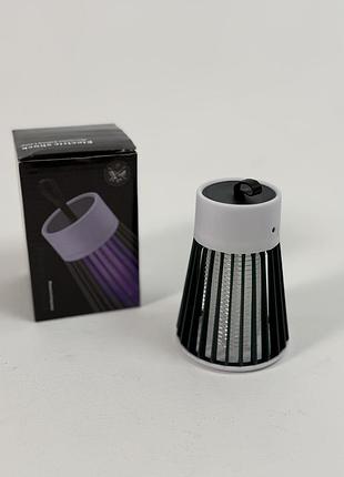 Електричний знищувач комах та комарів electric shock від usb / лампа-пастка
