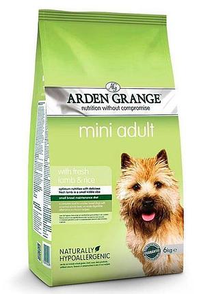 Arden grange mini adult сухой корм с ягненком и рисом для взрослых собак мини пород 2 кг