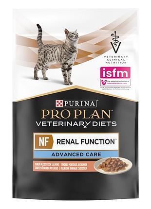 Акція purina veterinary diets nf вологий корм з лососем при нирковій недостатності у кішок 85 гр