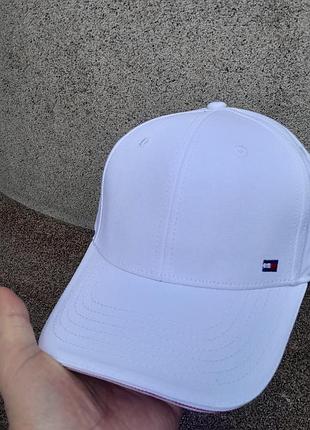 Бейсболка біла та бежева tommy hilfiger