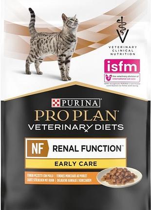 Акція purina veterinary diets nf early care вологий корм з куркою при нирковій недостатності у кішок 85 гр