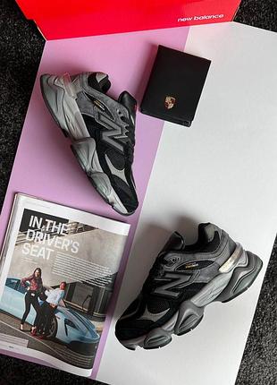 🌺жіночі кросівки new balance 9060 black grey