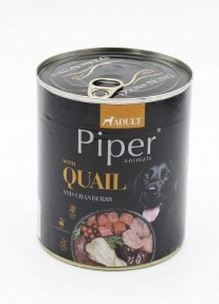 Dolina noteci piper dog adult quail gravy (60) з перепілкою та журавлиною 800 гр