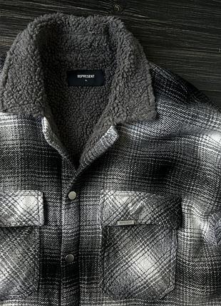 Сорочка represent flannel overshirt