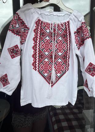 Вишиванка дитяча льон