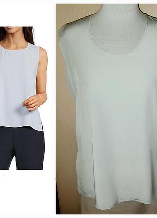 Selene топ l-xl 48-50 шелковый голубой майка винтаж