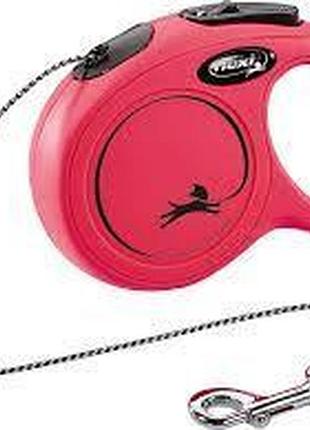 Рулетка flexi classic xs-трос 3 м до 8 кг червоний