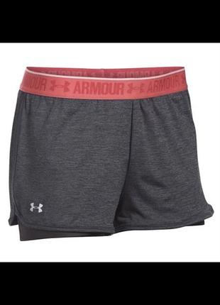 Шорти жіночі спортивні  2 в 1 under armour l