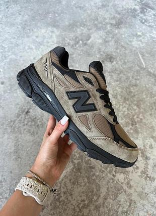 👟 кроссовки new balance 990 khaki black / наложка bs👟