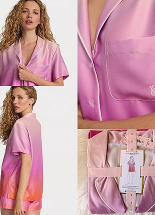 Сатинова піжама victoria’s secret s та xxl