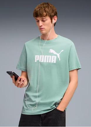 Футболка чоловіча puma. колір: light moss light moss.
