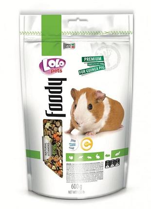 Lolo pets полнорационный корм для морской свинки 600 г
