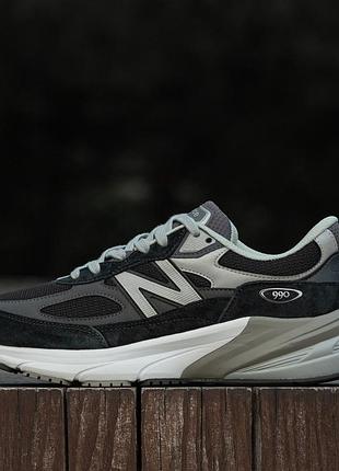👟 кроссовки new balance 990 v6 black grey / наложка bs👟