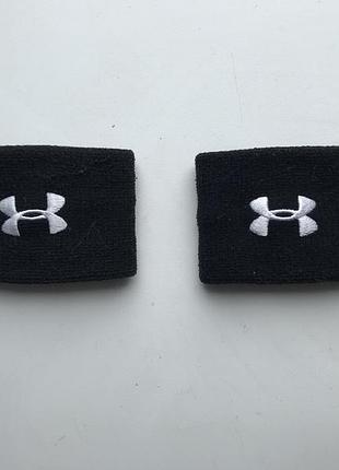 Напульсники under armour performance wristband  чорні