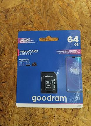 Карта памяти goodram microsd 64gb original