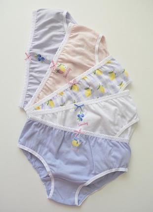 Трусики для дівчинки primark фрукти