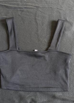 Топ h&m basic у рубчик