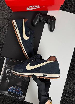 Nike md runner 2 dark navy beige 6