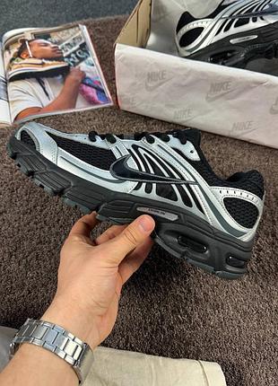 Стильные кроссовки nike air max moto 2k black metallic silver