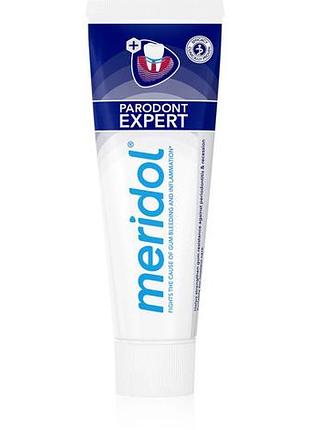 Зубная паста против кровоточивости десен и пародонтоза meridol parodont expert 75мл.