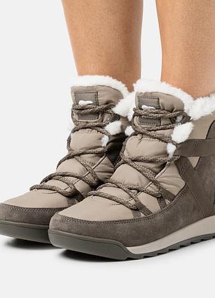 Зимові черевики sorel whitney ii flurry major/omega taupe,