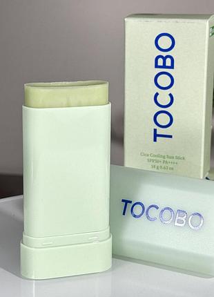 Солнцезащитный стик с охлаждающим эффектом tocobo cica cooling sun stick spf50 (18 g)