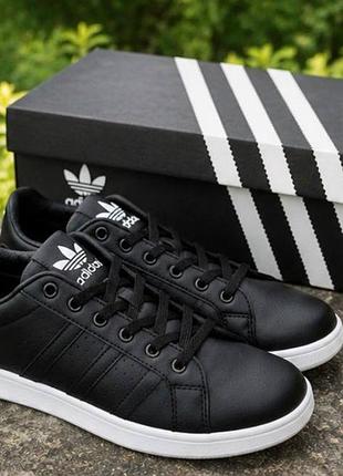 Кросовки адідас чоловічі новинка чорні кеди adidas зручне літнє взуття для чоловіків