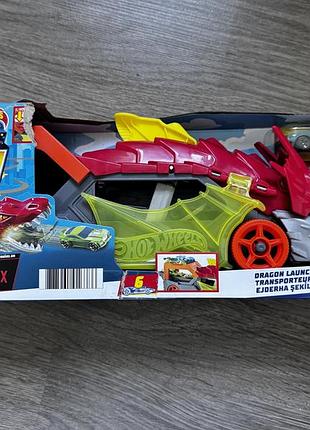 Вантажівка-транспортер hot wheels city паща дракона (gtk42)