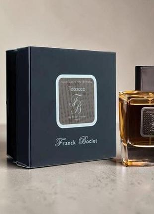 Парфюмированная вода franck boclet tobacco 100 мл