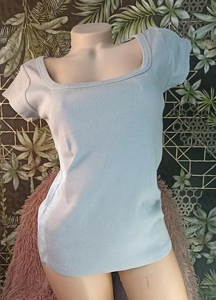 Футболка в рубчик р.m