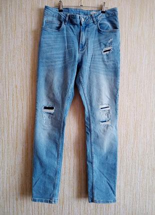 Мужские джинсызауженные спотертостями,👖👖👖👖