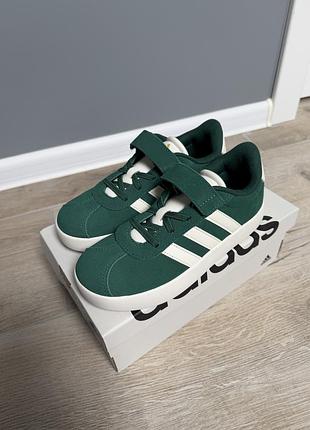 Кросівки для хлопчика adidas vi court, зелені 33p.