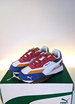 Яскраві дитячі кеди puma backcourt rider ps eu 31 (см: 19,5) оригінал
