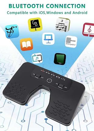 Бездротова bluetooth-педаль tavsou для перегортання сторінок у нотних партитурах та електронних книгах.