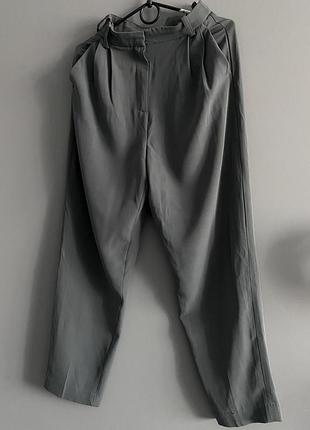 Сірі брюки h&m
