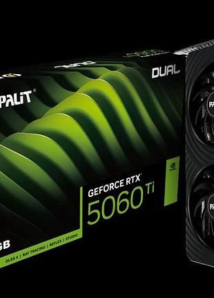 Видеокарта rtx 5060 ti 8gb gddr7 dual palit (ne7506t019p1-gb2062d)