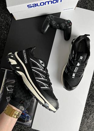 Мужские кроссовки salomon xt-6 expanse black white