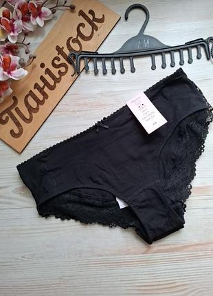 Кружевные трусики из хлопка hm s